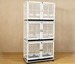 Jaula Metálica para Pájaros, Jaula para Loros de Múltiples Niveles, Jaula Multifuncional para Mascotas de Uso Doméstico, Jaula de Cría de Tamaño Mediano y Grande para Periquitos - Product Image 2