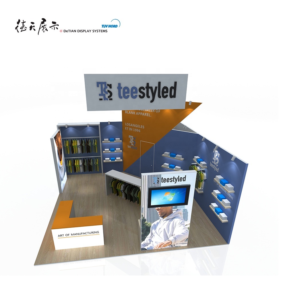 D'extrusion en aluminium Modulaires standard Partition Coquille Schéma Salon Expo Affichage Stand D'exposition