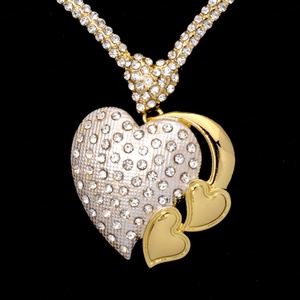 Conjunto de Joyería Nupcial para Fiesta de Bodas, Diseño Clásico de Flores para Mujer, Pulseras de Aleación de Cobre Chapadas en Oro de 14K, Bolsa OPP, Certificado GDTC - Product Image 4