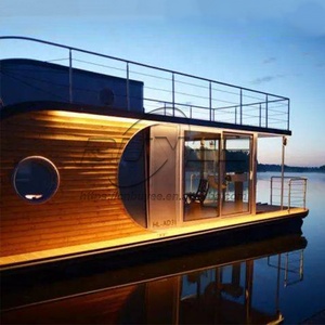 Maison mobile moderne <span class=keywords><strong>sur</strong></span> <span class=keywords><strong>l</strong></span>'<span class=keywords><strong>eau</strong></span>, coque en aluminium, moteur hors-bord, <span class=keywords><strong>bateau</strong></span>-maison, nouvelle petite maison flottante, vente chaude - Product Image 5