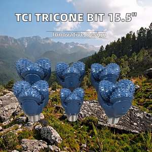 لقمة حفر ثلاثية المخروط API 15 1/2 بوصة (39.37 مم) من الفولاذ الكربوني، قطعة غيار لآلة حفر الصخور الصلبة، IADC837، قطر 393.7 مم - Product Image 3