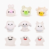 Figurines en résine miniatures phosphorescentes en gros, animaux de dessin animé et fantômes, pour micro-paysages, maisons de poupées, terrariums et loisirs créatifs DIY