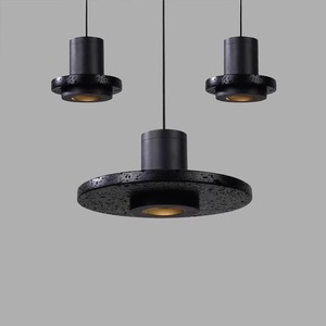 Modern Minimalist Designer Black Hole Stone Pendant Light Creative Restaurant <b>Bar</b> Lamp for Background Wall Hotel Chandelier - Product Image 5