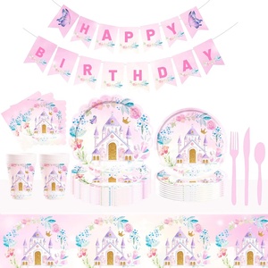 DAMAI - Juegos de Vajilla Desechable Ecológica al por Mayor para Decoración de Fiestas de Cumpleaños - Product Image 2