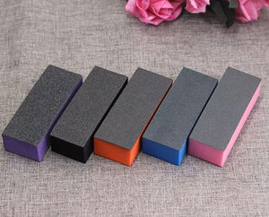 Блок для шлифовки ногтей 80/100, мини, квадратный, двусторонний, оранжевый, из ЭВА-губки, для маникюра и ухода за ногтями - Product Image 6