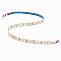 Bande LED 24V 2835, 240 LED/m, 15mm, double rangée, PCB nu, 3000K, Ra80, 2500lm/m, IP20, télécommande, dimmable, avec ruban adhésif 3M