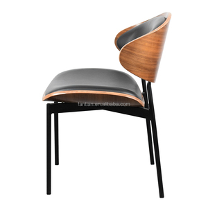 FANTIAN Design moderno ristorante sala da pranzo senza braccioli <span class=keywords><strong>sedia</strong></span> in <span class=keywords><strong>legno</strong></span> con cuoio Pu morbido imbottito per la <span class=keywords><strong>sedia</strong></span> da pranzo - Product Image 4