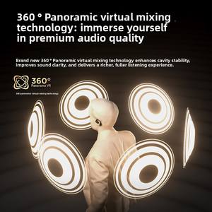 Fones de Ouvido Sem Fio com 10-15 Horas de Duração da Bateria, Gancho para Ouvido Esportivo, Clip para Ouvido, Condução Aérea, Material PC+ABS - Product Image 5