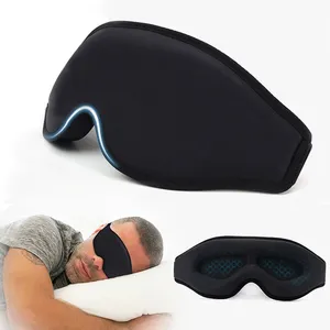 3D Rebound <b>Memory</b> Foam Sleeping & Eye Shade with Light Blocking Four Seasons Use Casual Style for Sleep Aid - Product Image 4