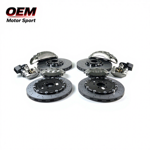 Nouveau kit de freinage OEM MOTOR SPORT en carbone-céramique pour rétrofit/amélioration, étrier monobloc avant 6 pistons/arrière 4 pistons, Audi A4 RS/S, garantie 1 an - Product Image 1