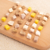 Vente en gros d'aliments pour animaux domestiques Cubes de poulet lyophilisés Friandises pour chats lyophilisation Viande de saumon Collations pour chiens animaux de compagnie