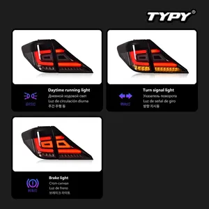 ไฟท้ายรถยนต์โตโยต้าอัลฟาร์ด ปี 2007-2013 รุ่นอัพเกรด  ดัดแปลงเป็นไฟท้าย LED แบบ DRL พร้อมไฟเลี้ยวแบบไดนามิก - Product Image 3