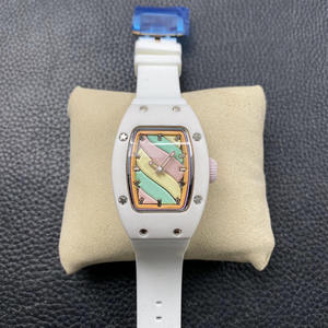 Reloj Elegante para Mujer RM – Diseño Candy Cotton, Reloj de Cerámica con Correa de Goma, Multifunción para Uso Diario, Regalo de Cumpleaños - Product Image 1