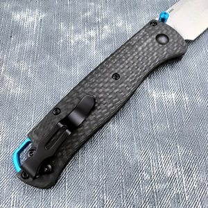 มีดพับ Bugout 535 คาร์บอนไฟเบอร์ เหล็ก S35VN เกรดอุตสาหกรรม หนา 2 มม. พกพาสะดวกอเนกประสงค์ สำหรับล่าสัตว์ OEM - Product Image 4
