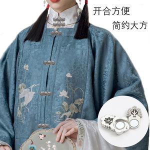 Bouton magnétique à ventouse pour chemise Hanfu, style chinois moderne, double fixation métallique ultra-résistante pour mère et enfant - Product Image 2