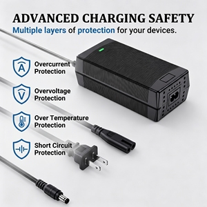 Chargeur d'alimentation 42 V 2 A pour trottinettes <span class=keywords><strong>Xiaomi</strong></span> M365, M365 Pro, 1S, G30, Ninebot ES1, ES2, ES4, Bird, Lime – Approvisionnement direct usine - Product Image 4