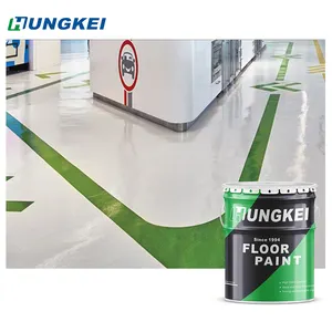 HUAREN car parking lot epoxy floor paint building coating indoor floor paint concrete cement floor support oem