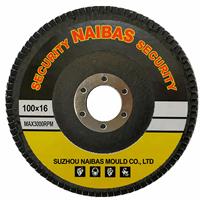 Disque de ponçage REALMAX 100/125 mm, disque à lamelles abrasif pour meuleuse d'angle, pour le polissage du métal, de l'acier inoxydable et du bois