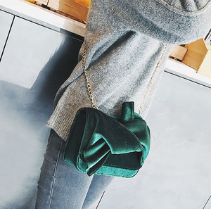 Cina all'ingrosso della fabbrica OEM logo donne velluto <span class=keywords><strong>verde</strong></span> crossbody <span class=keywords><strong>portafoglio</strong></span> - Product Image 2