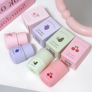 Gegebear Wholesale Fruit Flavors Lip Overnight Repair Moisturize Lipstick Mask 13g Pink Cherry Peach Jar Lip Balm Cream - Product Image 1