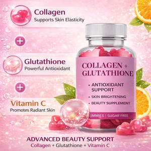 OEM/ODM <span class=keywords><strong>Glutathione</strong></span> & Collageen Vitamine <span class=keywords><strong>C</strong></span> Gummies voor Huidverhelderende en Stralende Huid - Product Image 3