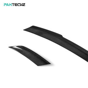อะไหล่คาร์บอนไฟเบอร์แห้ง Paktechz Prepreg แบบ Ducktail สำหรับติดตั้งท้ายรถ Porsche Taycan 4S - Product Image 4