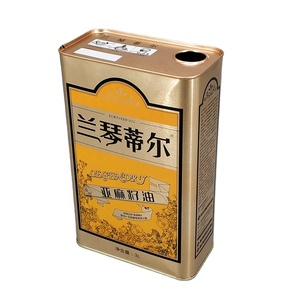 Lata de Metal Cuadrada de 3L para Envasado de Alimentos, de Alta Calidad, Apta para Aceite de Oliva, en Oferta - Product Image 5