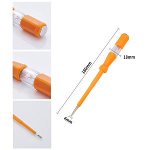 Destornillador Probador de Voltaje de Neón Portátil, Herramienta de Prueba para Electricistas de Acero 40Cr para Detección de Cables con Corriente - Product Image 2