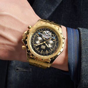 Haute qualité hommes <span class=keywords><strong>BR</strong></span> luxe automatique Sport montre étanche verre saphir 316L acier inoxydable pointeur lumineux 22mm Eta cadran - Product Image 2