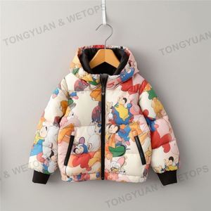 Abbigliamento personalizzato <span class=keywords><strong>per</strong></span> bambine <span class=keywords><strong>piumini</strong></span> con cappuccio <span class=keywords><strong>per</strong></span> bambini cappotti da cartone animato autunno ragazzi cartoni animati caldi con cerniera <span class=keywords><strong>per</strong></span> bambini capispalla - Product Image 5