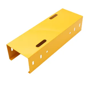 Fornitura del produttore 100 mmx50mm esterno giallo impermeabile 50mm-900mm cavo in metallo trunking, cavo vassoi prezzo