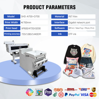T-shirt Tissu Pet Film Transfer 60cm A3/A2/A1 Imprimante DTF avec Fonction de Cycle d'Encre Blanche