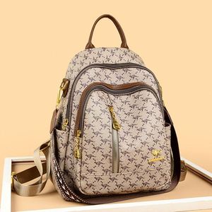 Sac à dos tendance pour femme, modèle 2025. Fabriqué en matériau PU. Designs de créateurs de marque.1802 - Product Image 3