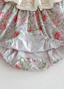 Conjunto <span class=keywords><strong>de</strong></span> Ropa <span class=keywords><strong>de</strong></span> Bebé para Niña, Primavera y Otoño, Estilo Princesa, Manga Larga, Estampado Floral, Informal, para Cumpleaños, Recién Nacida - Product Image 6