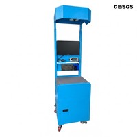 Sistem Kamera Indikator LED Cepat Real-time Kelas Industri Sensor Berat Kontrol PLC Pemindai Kargo Kotak Sepatu Pusat Pemenuhan