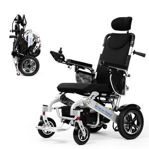 ハイバック全自動リクライニング車椅子障害者用高速折りたたみポータブルオフロード電動車椅子 - Product Image 1