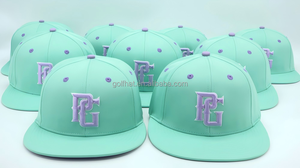 OEM High Quality Designer <b>Men</b> Fitted <b>Caps</b> Custom logo Outdoor Fitted Snapback Hat <b>Flat</b> Brim Baseball <b>Cap</b> for <b>Men</b> and Women - Product Image 3