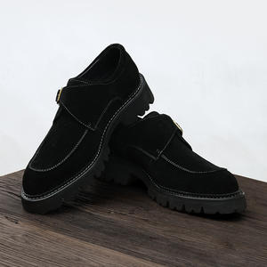 Chaussures pour hommes en cuir de style 2026, à talons hauts, formelles, noires, décontractées, de qualité supérieure, en cuir marron, pour costume d'affaires - Product Image 2