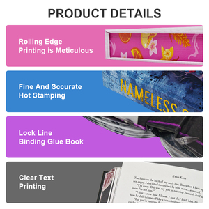 Tùy Chỉnh Đặc Biệt Giới Hạn Phiên Bản Sách Và Tiểu Thuyết In Ấn Tùy Chỉnh Lãng Mạn Phun Cạnh Cuốn Sách Cuốn Sách Xuất Bản In Ấn Bìa Cứng - Product Image 4