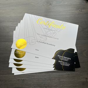 High Quality Gold Foil Business <b>Card</b> with Embossing Custom Logo Kraft Paper & Cardboard Options - Product Image 3