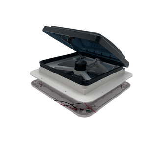 Oblò Ventilato da <span class=keywords><strong>Tetto</strong></span> <span class=keywords><strong>per</strong></span> Camper e Roulotte con Sollevamento Manuale e Luce a LED - Product Image 1