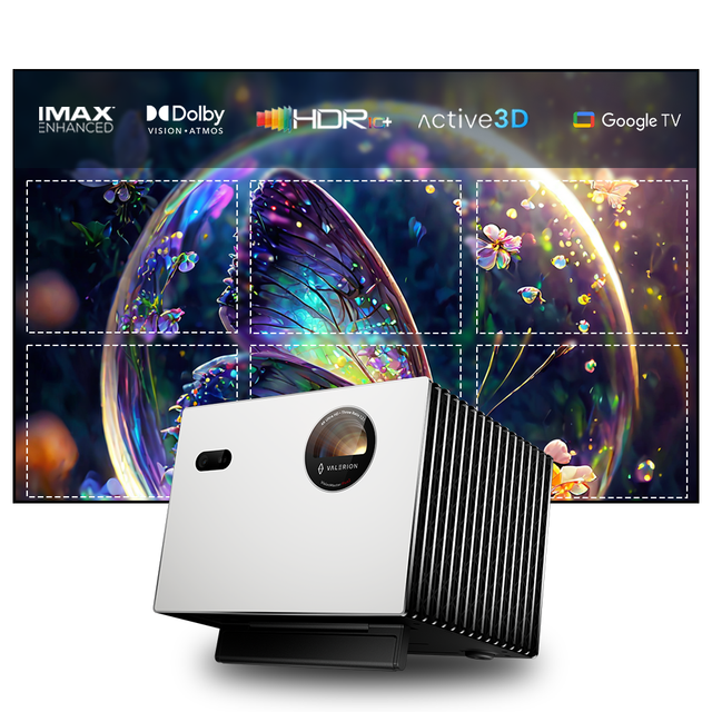 Awol 2000 ANSI Google TV HDR 3D Pure Triple Laser Projector Valerion StreamMaster Plus 2 Projecteur Proyector Video 4k Projector