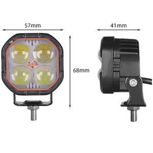 IDUN <span class=keywords><strong>3</strong></span> pouces 40w Mini conduite 4x4 LED lumière de travail antibrouillard projecteur Moto lumière auxiliaire pour motos hors route - Product Image 5