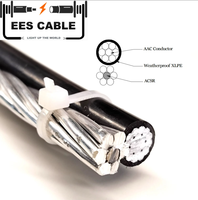 Cable de Servicio de Aluminio Trenzado Dúplex/Triplex/Cuádruplex en Oferta # 6 # 4 # 2 # 1/0 # 2/0 # 3/0 # Cable Aéreo ABC de 4/0 AWG