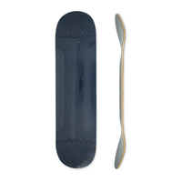 Fábrica China, Tabla de Skateboard Personalizada de Fibra de Carbono, Material Compuesto de 5 Capas de Arce Canadiense + 2 Capas de Fibra de Carbono