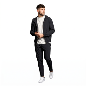 En Stock, Chándal Deportivo Unisex <span class=keywords><strong>con</strong></span> Logotipo Personalizado al por Mayor, Chándal Holgado para <span class=keywords><strong>Hombre</strong></span>, para Correr, Fútbol, Casual, <span class=keywords><strong>con</strong></span> Capucha - Product Image 2