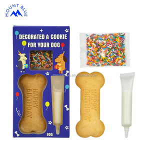 Envio Rápido: Biscoitos Personalizados em Formato de Osso para Aniversário de Cães - Fornecedor Chinês de Biscoitos Chunky Sofisticados com Confeitos e Glacê - Product Image 3
