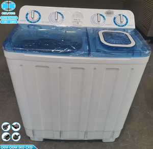<span class=keywords><strong>Machine</strong></span> à <span class=keywords><strong>laver</strong></span> semi-automatique 8 kg OEM/ODM avec double cuve indépendante pour lavage et essorage - Product Image 1