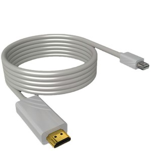 Mini Dp To Hdmi <b>Cable</b> 1080P White 1.8m <b>For</b> Tv <b>Computer</b> Monitor - Product Image 2