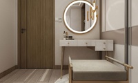 Offre Spéciale Meubles Moderne Chambre Commode Table Portable Matériel De Montage Maquillage Commode Avec Miroir